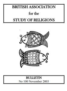 BASR Bulletin 100 | November 2003