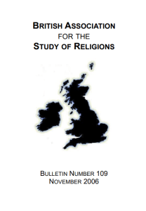 BASR Bulletin 109 | November 2006