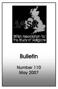 BASR Bulletin 110 | May 2007