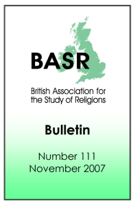 BASR Bulletin 111 | November 2007