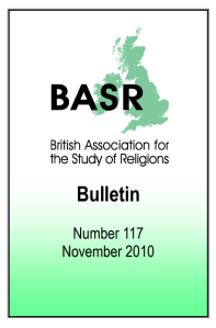BASR Bulletin 117 | November 2010