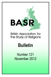 BASR Bulletin 121 | November 2012