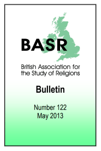 BASR Bulletin 122 | May 2013