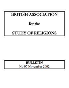 BASR Bulletin 97 | November 2002